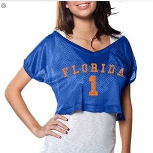 Florida Gators Jersey Crop Top